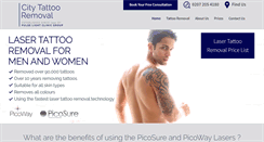 Desktop Screenshot of citytattooremoval.com